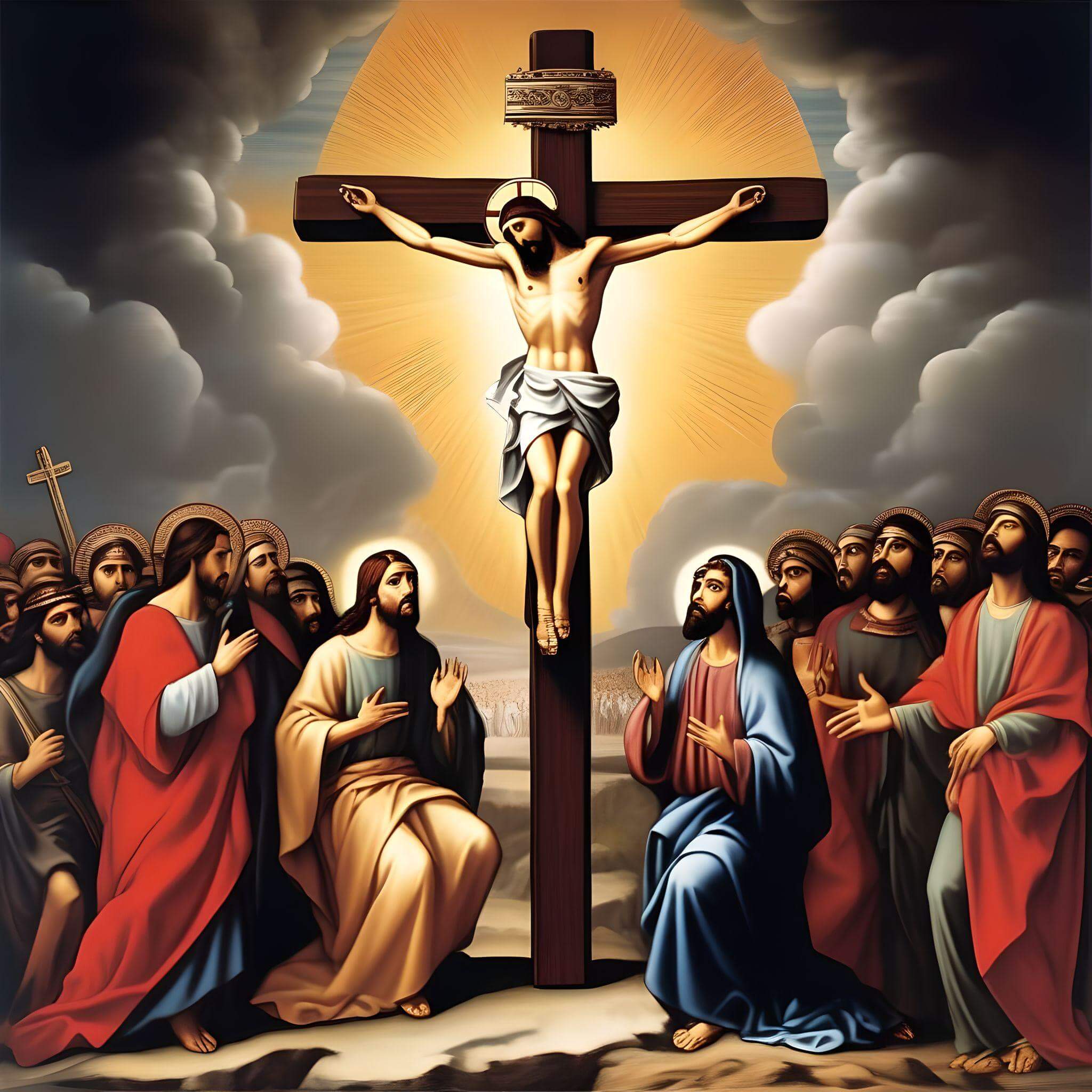 Estudo sobre a crucificação de Jesus.