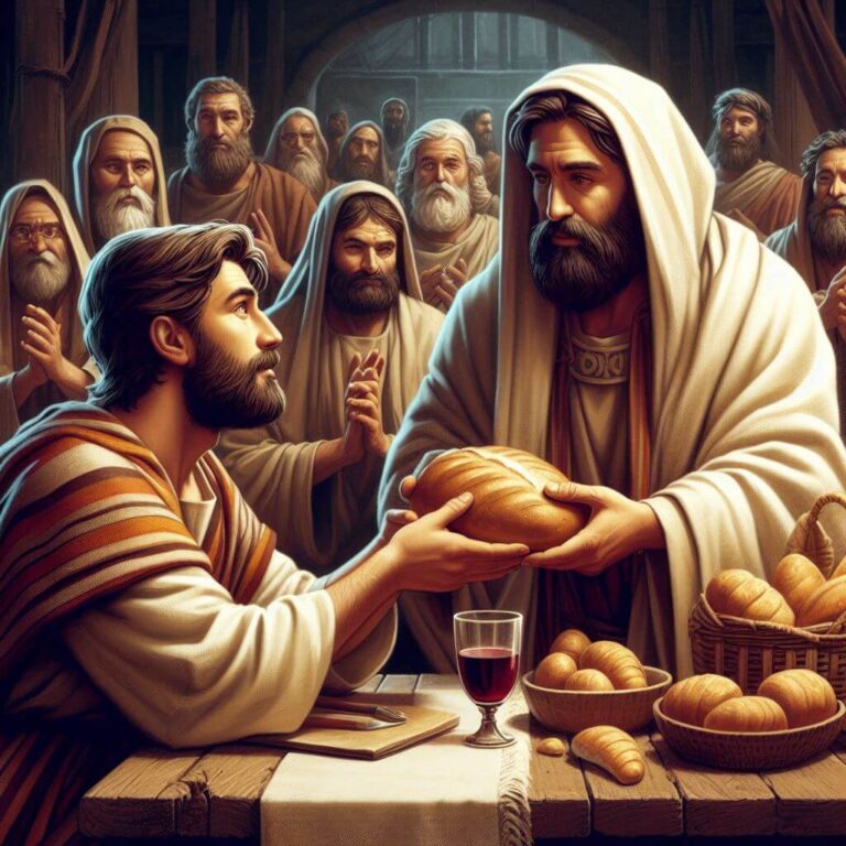 o que significa estar à mesa com jesus