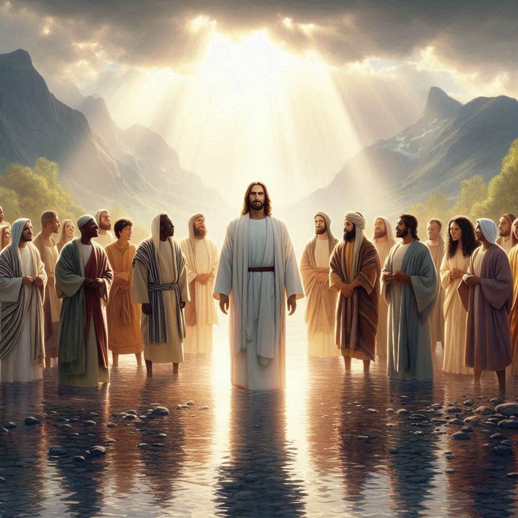 com quantos anos jesus foi batizado