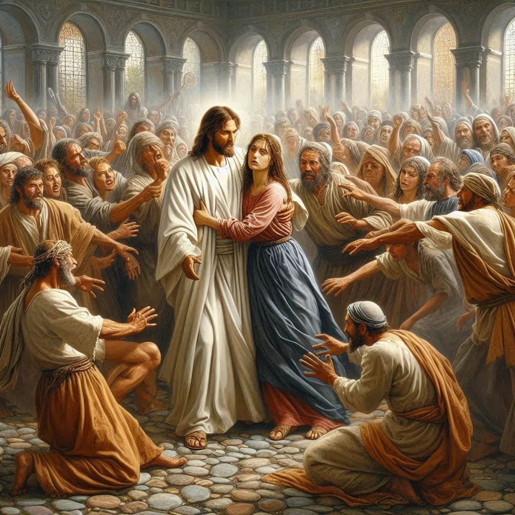 a mulher adultera biblia